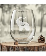 Elephant Etched Glasses - Wine, Champagne, Pint Glasses, Shot Glass - $467.85 MXN+