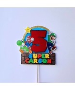 Super Mario Luigi Yoshi Cake Topper || Shaker Cake topper Option  || Mar... - $15.00