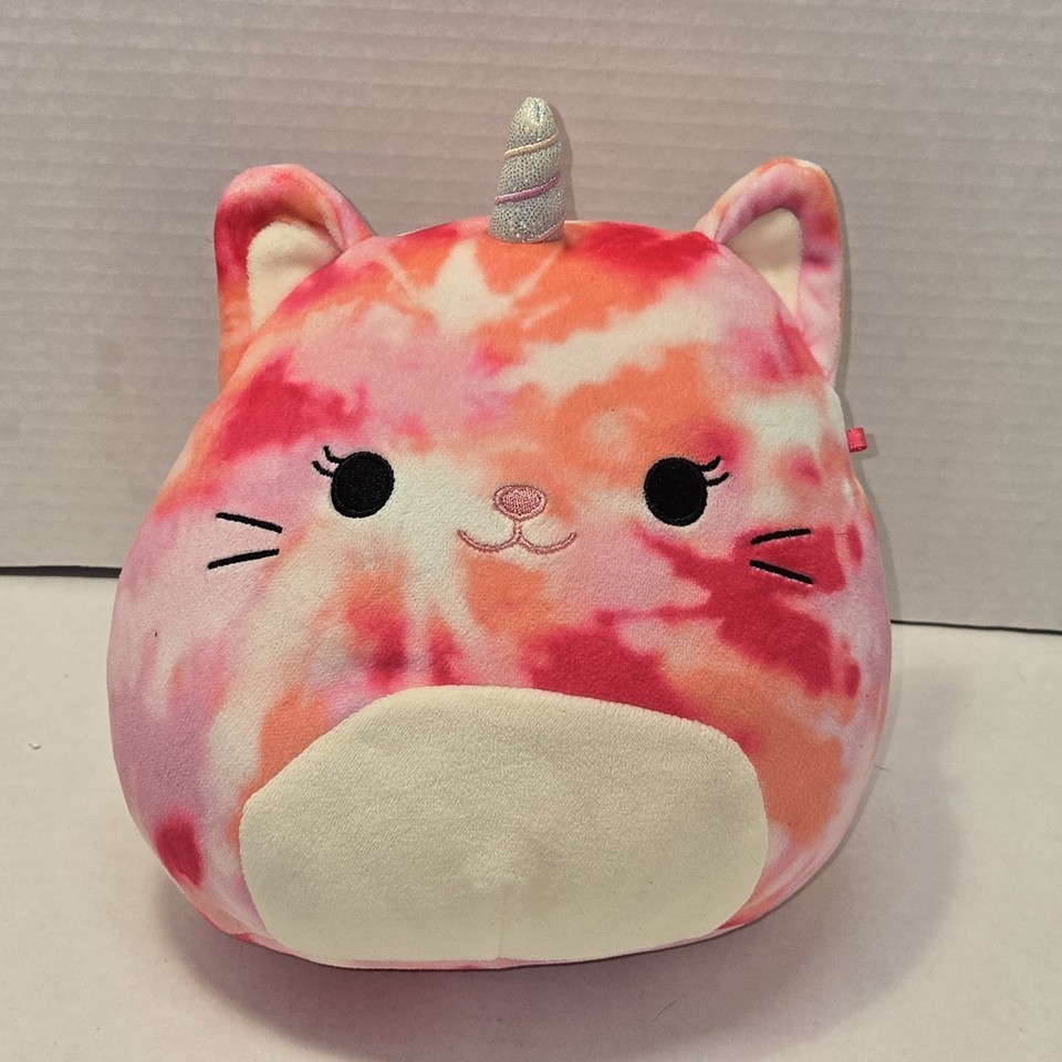 Squishmallows Adrie Caticorn Tie Dye Plush 7” inch - $5.93