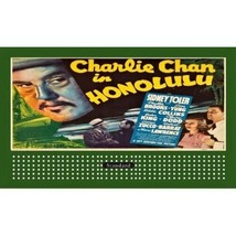 Billboard Theme Insert Charlie Chan In Honolulu Lionel Trains Fits 310 Holder - £4.67 GBP