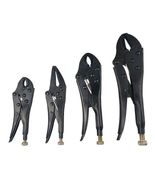 MAXPERKX 4-Piece Locking Mole Grip Vice Pliers Set - Adjustable Curved a... - £13.54 GBP