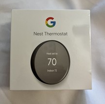 Google Nest Smart Programmable Thermostat G4CVZ Charcoal - $84.95