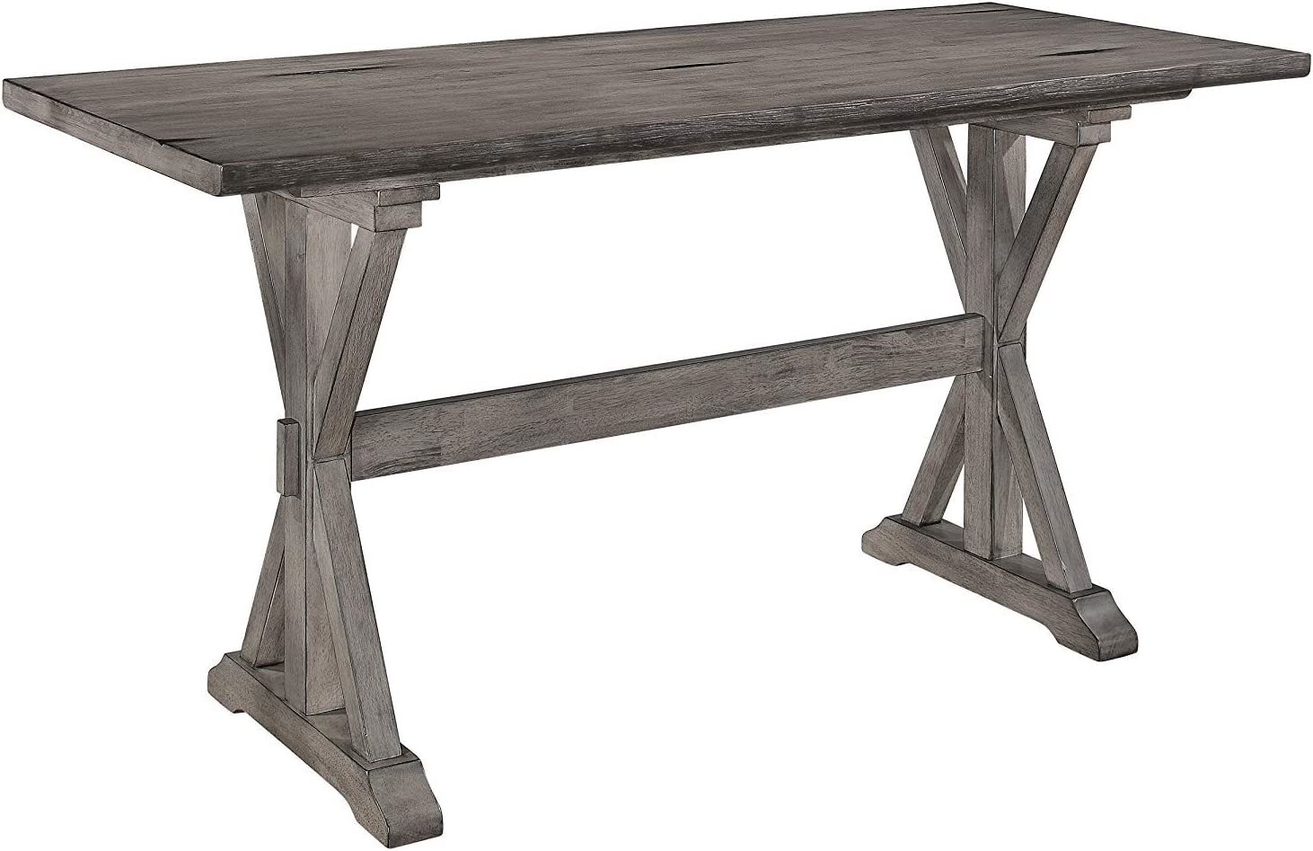 Amsonia 30" X 72" Counter Height Table, Gray, By Homelegance. - $581.97