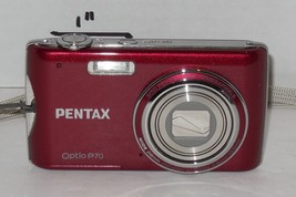 Pentax OPTIO P70 12.0MP 4x Digital Camera - Red Tested Works - $74.25