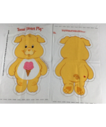 Care Bears Cousins Treat Heart Pig Cut &amp; Sew Craft Panel Pattern Vintage... - £31.11 GBP