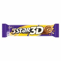 5 x Cadbury 5 Star 3D Chocolate Bar 42 grams pack Free Shipping, crunchy, chewy - £15.40 GBP