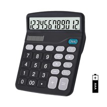 Basic Standard Calculator 12 Digit Desktop Calculator With Large Lcd Dis... - $14.99