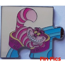 Disney Alice in Wonderland Cheshire Cat Puzzle Piece pin - £11.04 GBP