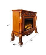 Dresden 47&quot; Fireplace, Cherry Oak Finish - $26,543.66 MXN