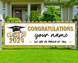 2024 Graduation Party Decorations Gold Personalized Class of 2024 Gradua... - $20.88