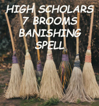 50x-200X CHOOSE CAST SCHOLARS 7 BROOMS EXTREME BANISHING MAGICK  WITCH image 2