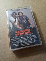 Merle Haggard and George Jones A Taste of Yesterday&#39;s Wine Cassette - £130.04 GBP