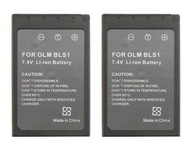 2 Batteries BLS-1 BLS-01 PS-BLS1 for Olympus Evolt E-400 E-410 E-420 E-4... - £21.19 GBP