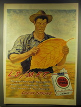 1946 Lucky Strike Cigarettes Advertisement - L.S./M.F.T. - $18.49