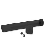 1 BCW Smokey Tri-oval Playmat Tube With 2 Black Dice and Caps - $205.02 MXN