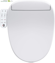 ZMJH 236 Bidet Toilet Seat, Elongated Smart Unlimited Warm Water, Vortex... - $278.87