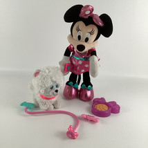 Disney Minnie Mouse Walk N Play Puppy Love Singing Talking Doll Plush Wa... - $44.50