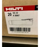 Hilti GC-22 Hilti GX-120 fuel cells full case 20 fuell cells NIB fresh n... - $692.01