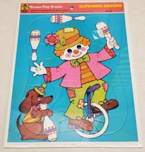 Clowning Around Clown Frame Tray Puzzle by Merrigold Press 1973 New Sealed - £15.41 GBP