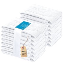 Flour Sack Towels, 28X28 Inch, Flour Sack Dish Towels 100% Ring Spun Cotton, 12  - £31.28 GBP
