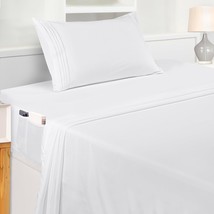 Twin Sheet Set  Soft Microfiber 3 Piece Hotel Luxury Bed Sheets With Deep Pocket - £29.22 GBP