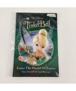 Disney DVD Special Release Tinker Bell Necklace Fairies Charm Winged Pix... - £16.89 GBP