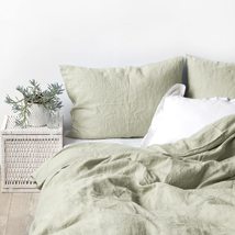 Sage Green Cotton Duvet Cover Queen King Twin Full Double Boho Cotton Bedding/So - £25.76 GBP+