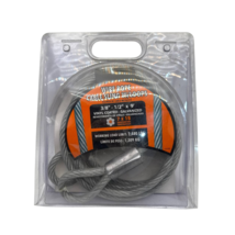 Iron Man 3/8 in x 9 ft Galvanized Cable Sling w/ Loops Metallics Wire Ro... - $628.74 MXN