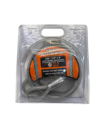 Iron Man 3/8 in x 9 ft Galvanized Cable Sling w/ Loops Metallics Wire Ro... - $628.74 MXN