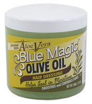 Blue Magic Olive Oil Hair Dressing with Aloe Vera 12 Ounce - £9.40 GBP