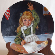 VINTAGE Reco Knowles Plate Learning Is Fun By John McClelland 1986 Colorful  - £7.45 GBP