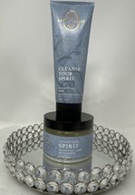 Bath &amp; Body Works CLEWNSE YOUR SPIRIT EUCALYPTUS + SAGE Salt Body Scrub ... - £32.89 GBP