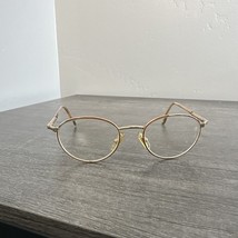 Gucci Eyeglasses  GG 2609 VF4 Gold Round  FRAMES ONLY 49-19 135 Italy Vi... - $24.77