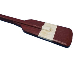 [Pack Of 2] Wooden Chadwick Decorative Squared Rowing Boat Oar w/ Hooks 36&quot;&quot; - £67.59 GBP