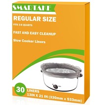 Slow Cooker Liners, 13 X 21 Inches Disposable Cooking Bags, Easy Clean-U... - £27.17 GBP