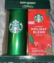 Starbucks New 16 Fl Oz Tumbler &amp; Limited Edition Starbucks Holiday Blend Coffee - £3.93 GBP