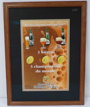 1997 Brasserie de L&#39;Abbaye Des Rocs Belgium Beer 18x23&quot; Framed Poster Art - £116.76 GBP