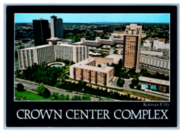 Aerial View of Crown Center Complex in Kansas City, Missouri Postcard Un... - $4.89