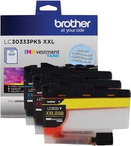 Three Brother Genuine Lc30333Pks 3-Pack, Super High-Yield Color Inkvestment Tank - £67.91 GBP