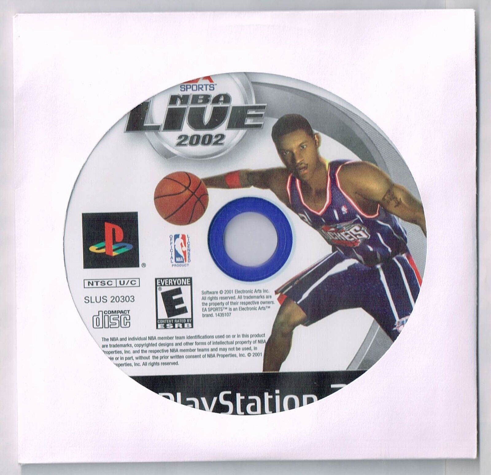 Primary image for NBA live 2002 PS2 Game PlayStation 2 Disc Only