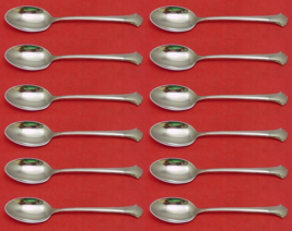 Chippendale by Towle Sterling Silver Teaspoon Set 12 pieces 6 1/8" - £354.18 GBP