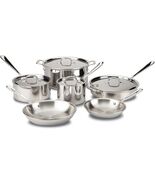 All-Clad  Stainless Steel D3 10 Piece Cookware Set - $649.99