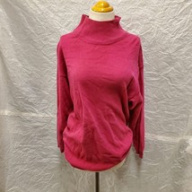 Workshop Women&#39;s Pink Turtleneck Sweater, Size Small - £30.92 GBP