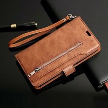 k56) Leather WALLET Flip Magnetic BACK cover Case for Apple iPhone MODEL - £42.09 GBP