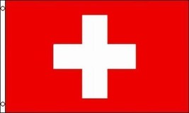 3x5ft Switzerland Flag Swiss 150D Polyester Flag Brass Grommets - $19.99