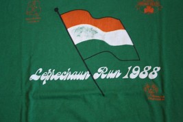 Vtg 1988 L 42-44 Philadelphia Leprechaun Run Road Race Green Jerzees 50/50 Tee - $23.75