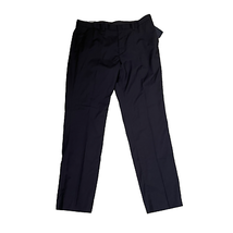 H&amp;M Mens Dress Pants Size 38R Black Regular Fit Flat Front 38X32.5 Career - £28.55 GBP