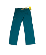 WonderWink Scrub Bottom Size Small Green Drawstring 31&quot; Inseam Career 38X31 - £14.22 GBP