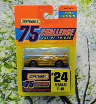 Matchbox 75 Collection #24 Ferrari F-40 - £13.24 GBP