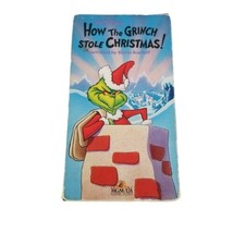 Dr Seuss How The Grinch Stole Christmas 1988 VHS Video Tape Animation Cartoon - £5.74 GBP